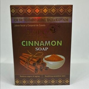 Cinnamon Soap - for Treatment of face, back & body acne bar soap
